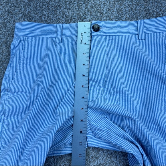 Vineyard Vines Seersucker Men's Blue Striped Breaker Shorts Size 30 - Picture 7 of 14